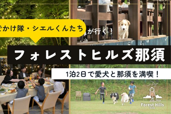 大型犬も一緒に泊まれる！愛犬家のための宿泊施設フォレストヒルズ那須